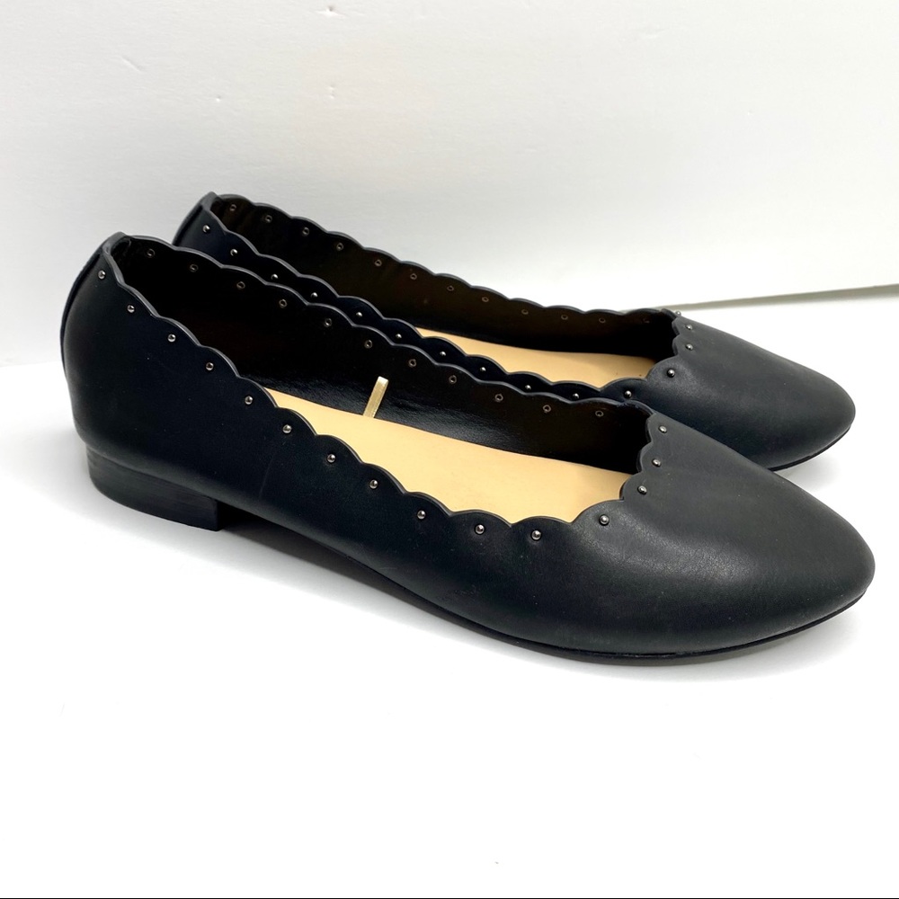Torrid Studded Black Slip On Flats Sz 11
